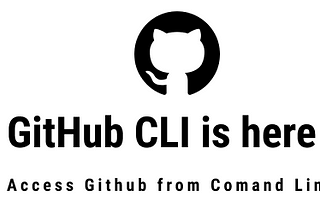 GitHub CLI 1.0 is here!
