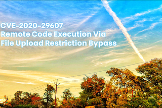 CVE-2020–29607: Remote Code Execution Via File Upload Restriction Bypass In Pluck CMS ≤ 4.7.13