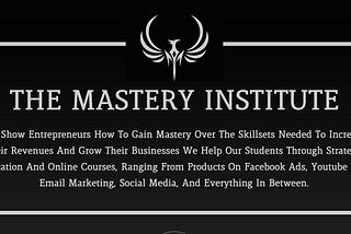 The Mastery Institute by Misha Wilson: Unveiling the Apex of Affiliate Success