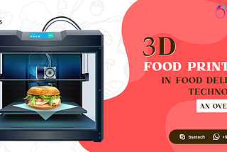 3D food printing in food delivery technology — An overview