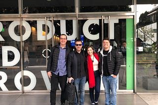 Equipe da Octadesk no PLG Summit 2019 (Josias , Rodrigo , Mahara e Vitor) San Francisco, Califórnia.