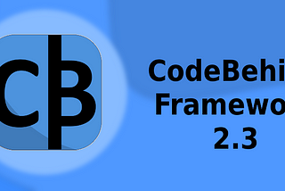CodeBehind Framework 2.3 Released