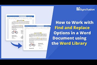 Find and Replace Options in a .NET Word Library