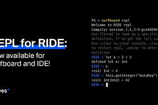 The Interactive Ride Environment: `surfboard repl`