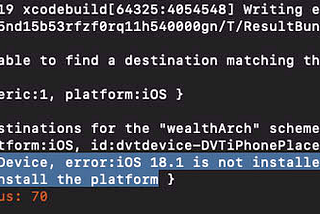Xcode 執行fastlane 遇到Any iOS Device Exit status:70