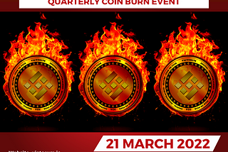 Victorum Scheduled 3rd Quarter Coin Burn Event