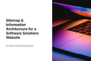 Sitemap & Information Architecture