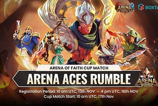 🔥 BOXTradEx AOF Cup Match: Arena Aces Rumble 🔥