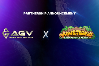 AGV and Monsterra NFT Game Partner to Expand Reach of Platforms