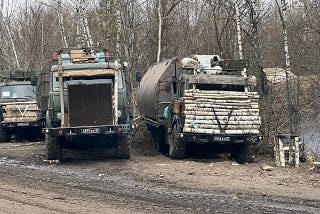 Russian Soldiers are Up-armoring their Vehicles in Desperation