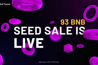 dNFTSPOT SEED SALE IS LIVE!