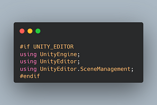 Open a scene from the Unity editor menu