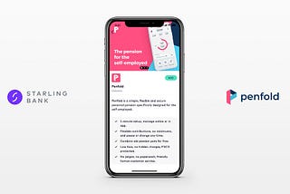 Penfold’s partnership with Starling Bank