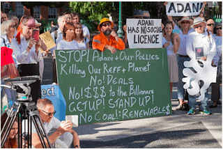PEOPLE POWER: ADANI’S COAL VISION UNDERMINED BY AUSSIE PROTESTORS