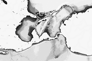 Halftone Bathymetry in MapLibre GL JS