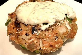 Salmon Burgers with Lemon Basil Mayo — Fish