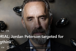 Freedom of Taunting — Canada’s Jordan Peterson