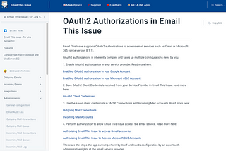 OAuth2 Authorizations in Email This Issue App in Jira Instance