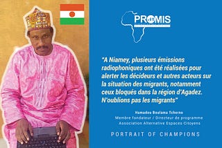 Hamadou Boulama Tcherno : « n’oublions pas les migrants »