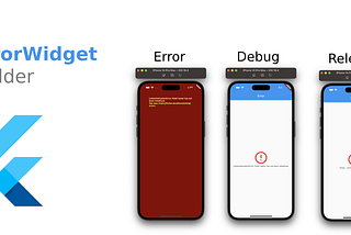 Using Custom ErrorWidget in Flutter