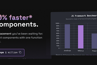 React Virtual DOM is SLOW, try Million.js