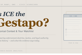 Is ICE the Gestapo?