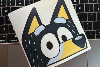 BLUEY “Bandit Window Peeker” - Vinyl, Die-Cut (1to1 and RC 10th Scale Cuts!)