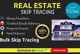 I will do real estate skip tracing and find motivated seller leads