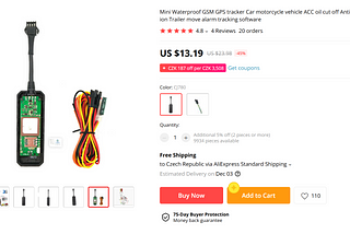 Analysis of a noname GPS tracker