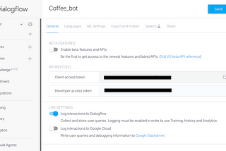 Android chatbot with Dialogflow