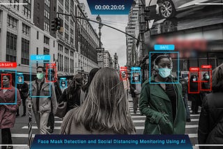 Face Mask Detection and Social Distancing Monitoring Using AI