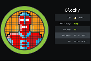 Hack The Box Blocky Write-Up (Without Metasploit)