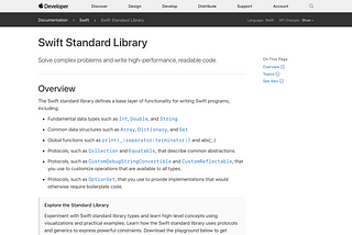 [번역] Swift Standard Library