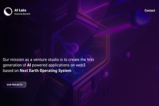 Introducing: Next Earth AI Labs