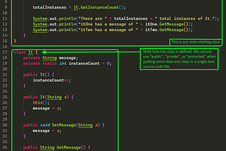 Multiple classes in a single Java source file