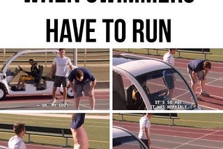 Running benefits for swimmers