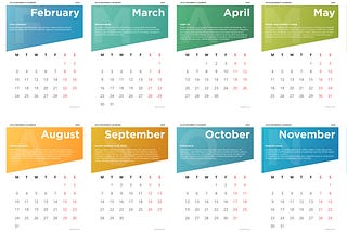 UX/UI Designer’s 2020 Calendar