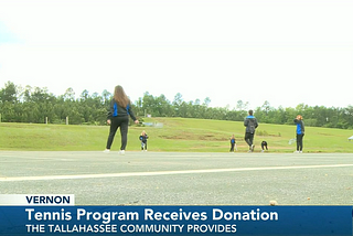 Tennis Pro gives back to a local HS team…