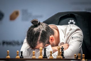 The Chess World Championship challenger has made a mistake