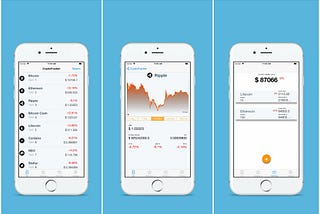 How I created crypto currency tracking iPhone app.