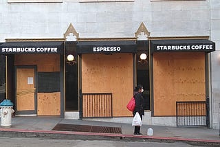 San Francisco is a Ghost Town and Union Square is a Haunted Forest