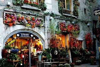 Flower Shop, Annecy, France
