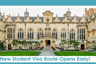 New student visa route for uk launched early under PBS