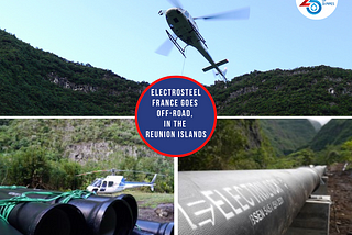 Electrosteel Delivers ELECTROLOCK Pipes By Helicopter