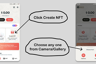 Learn How to Mint NFTs directly from phone’s camera on Slick Wallet App