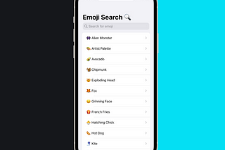 How to Add an Emoji Search Bar With SwiftUI