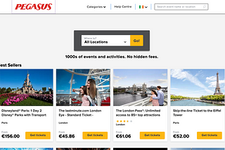 Pegasus Airlines Partners With Coras To Sell Tickets for Events and Activities
