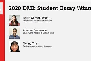 This essay was selected as one of the three winners in the dmi: Design Leadership Conference Student Essay Competition 2020