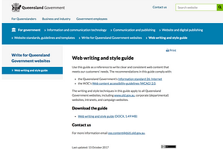 Writing for the Web — there’s still room for improvement across government