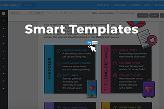 Introducing smart templates for easier editing — a UX case study